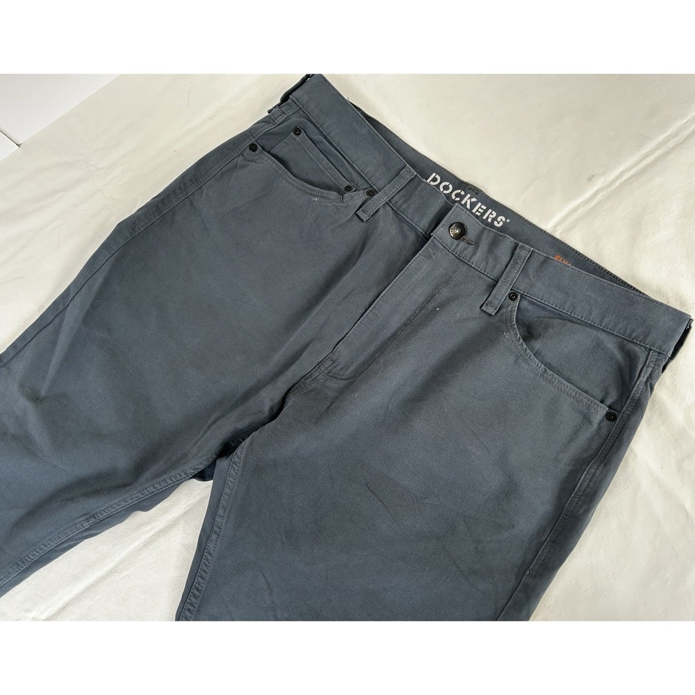 NWT Men's Navy Dockers Ultimate Jean Cut Pants Slim Fit Smart 360 Flex 36X32